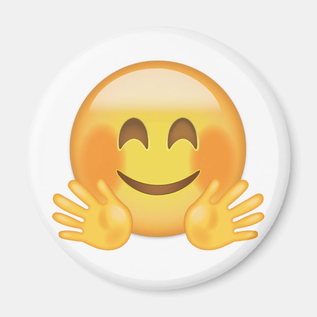 Íman Hugging Face Emoji (Frente)