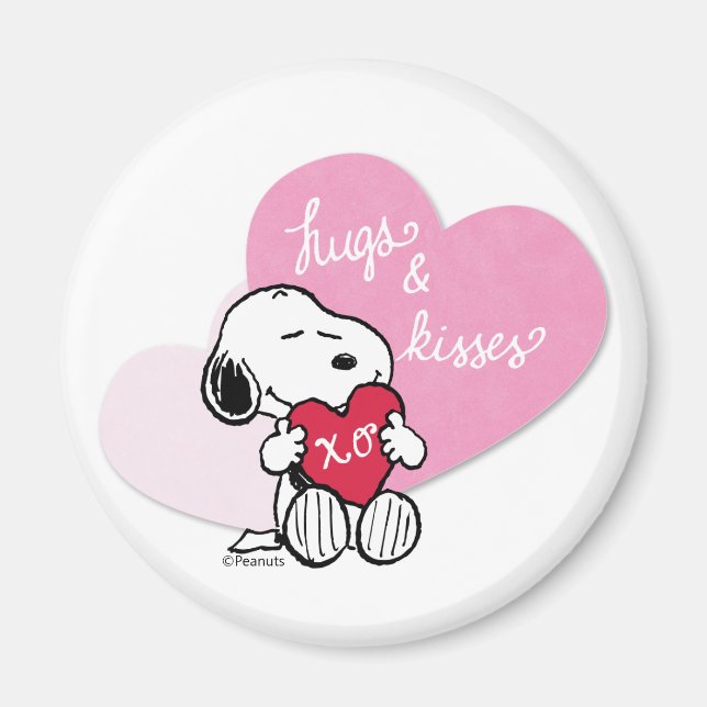 Íman Hugs & Kisses de Snoopy (Frente)