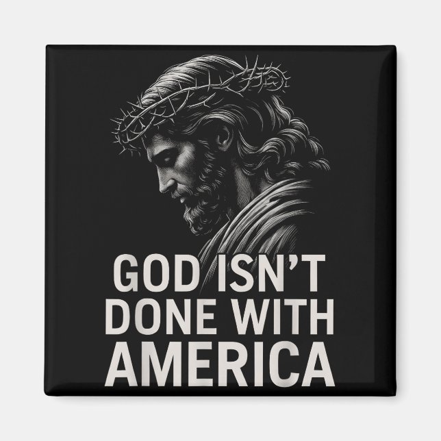 Íman Hugvyn Deus Não Terminou Com A Fé Cristã Americana (Frente)