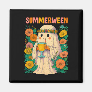 Íman Hugvyn Halloween Summerentre Retro Ghost Beach Spo