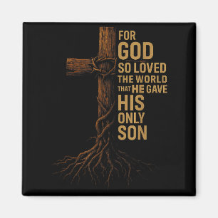 Íman Hugvyn Jesus Deus Amou Tanto o Mundo Cruz João 3_1