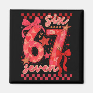 Íman Hugvyn Six Seven Valentine 6 7 Meme Xadrez Coqu