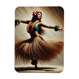 Íman Hula Dancer Hawaii