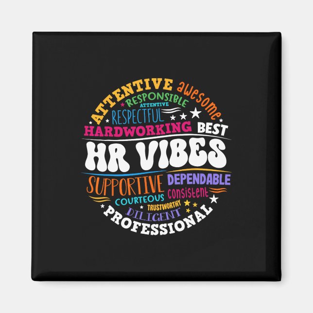 Íman Human Resources Hr Vibes Analyst Employee Apprecia (Frente)