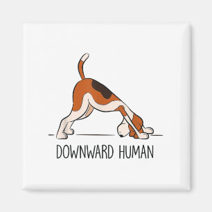Íman Humano Inferior - Mulheres Engraçadas Cachorro Yog