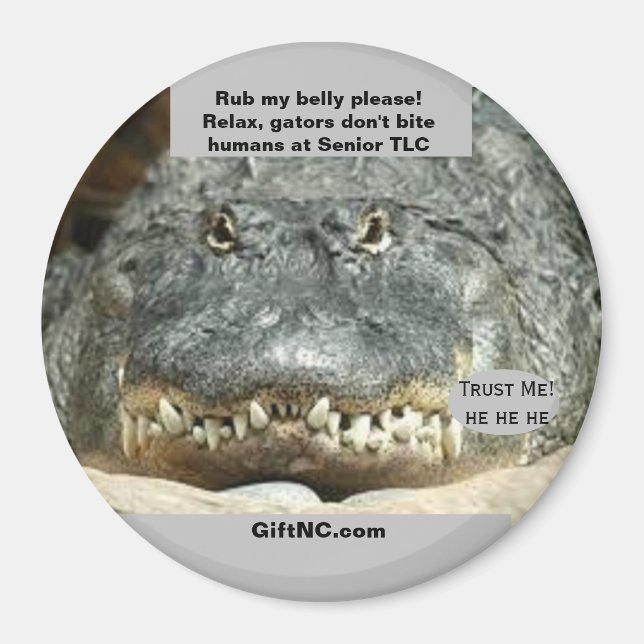 Íman Humanos no Mais velho TLC engrenagem gator magnet (Frente)