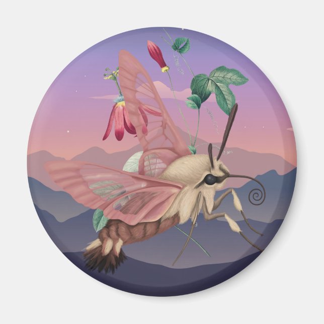 Íman Hummingbird Moth (Frente)