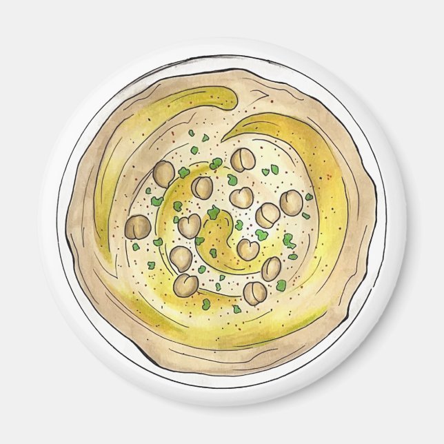 Íman Hummus Houmous — Comida do Médio Oriente (Frente)