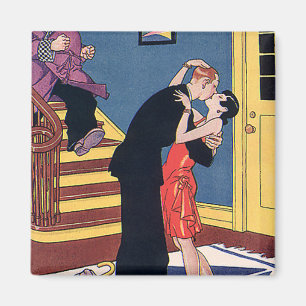Íman Humor Antigo, Amor e Romance, Beijo Noturno