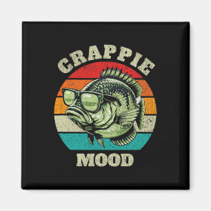 Íman Humor Crappie Humor Retro Pesca Sarcástico Pai Hom