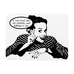 Íman Humor da Mulher Retrora