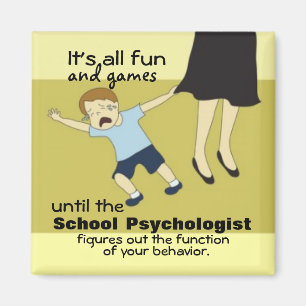Íman Humor da psicologia da escola (ímã)