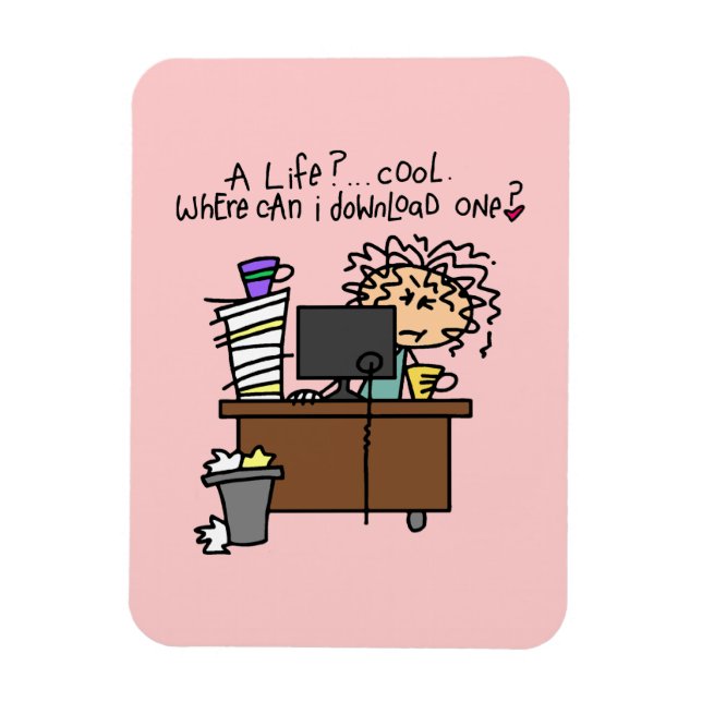 Íman Humor da vida da transferência (Vertical)