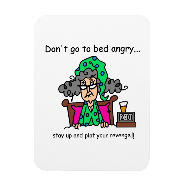 Íman Humor das horas de dormir (Vertical)