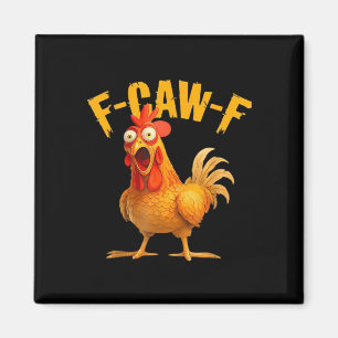 Íman Humor de Corvo F-Caw-F Gótico Divertido Retro Lega