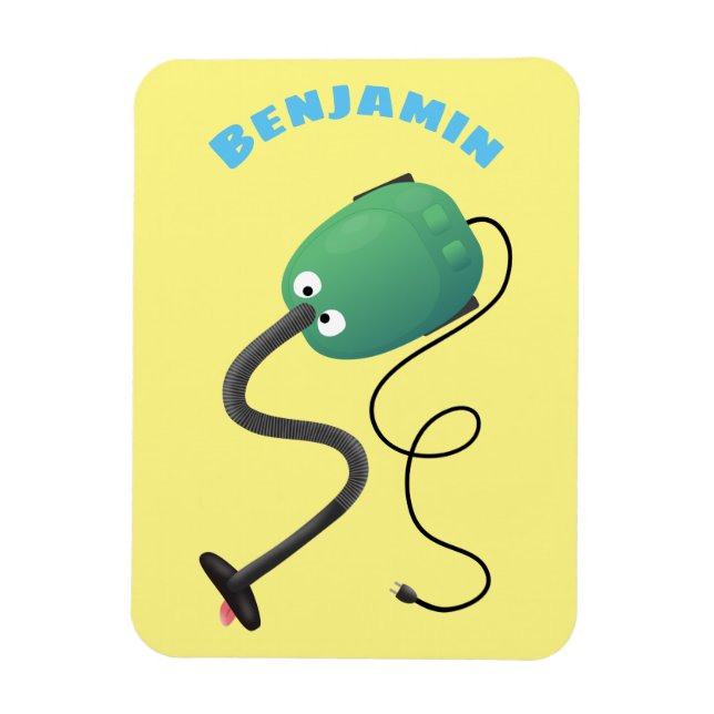 Íman Humor de desenho animado de aspirador (Vertical)