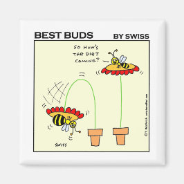 Íman Humor de dieta dos desenhos animados gordos