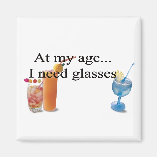 Íman Humor de Idade Antiga (Frente)