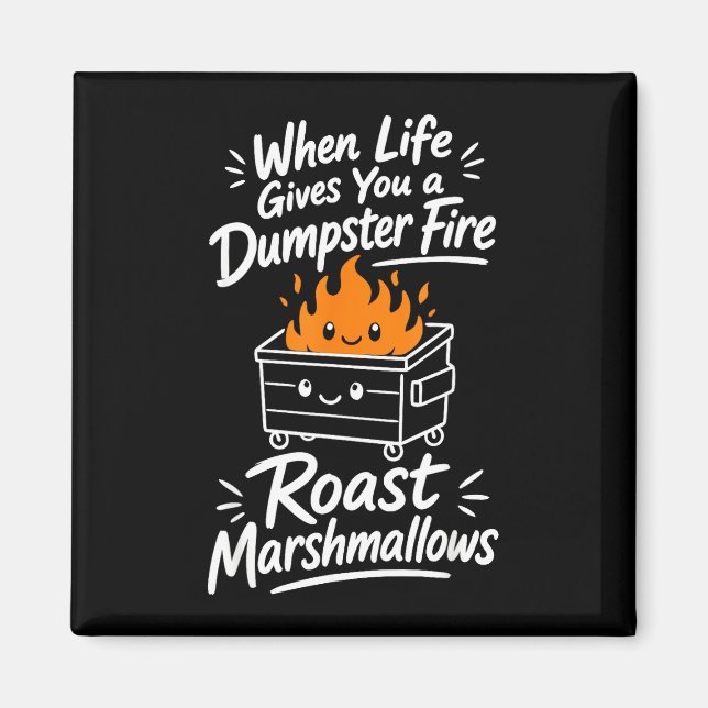 Íman Humor de marshmallow  (Frente)