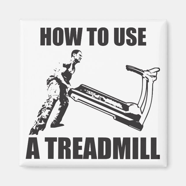 Íman Humor De Preparação - Como Usar Uma Esteira (Frente)