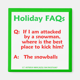 Íman Humor engraçado da chalaça do feriado do Natal d
