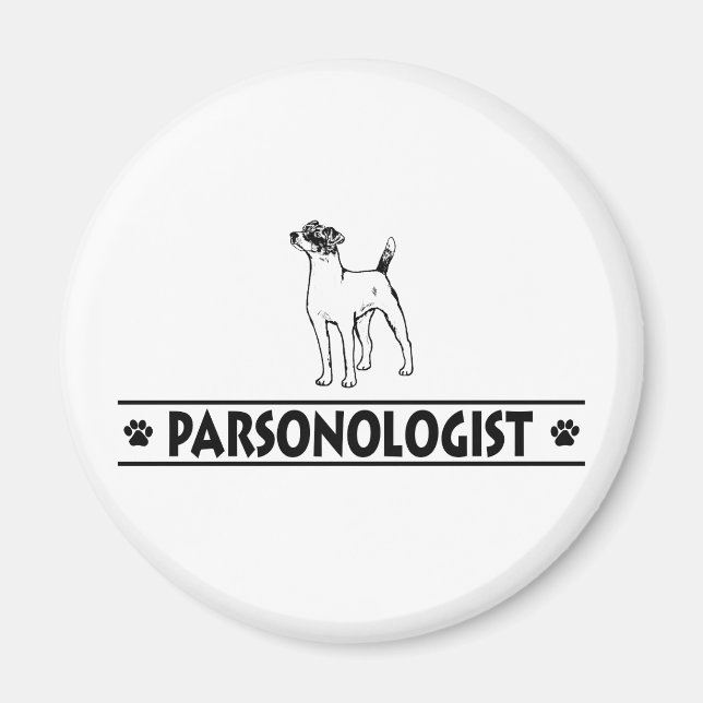 Íman Humor Parson Russell Terrier (Frente)