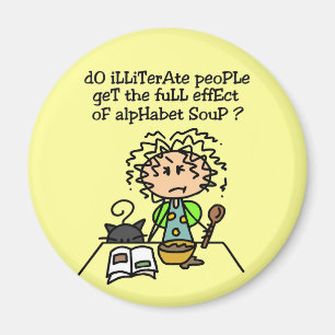 Íman Humor Pessoas analfabeto