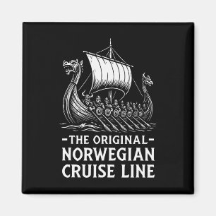 Íman Humor Viking Original da Linha de Cruzeiro Noruegu
