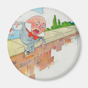Íman Humpty Dumpty sentado em uma parede