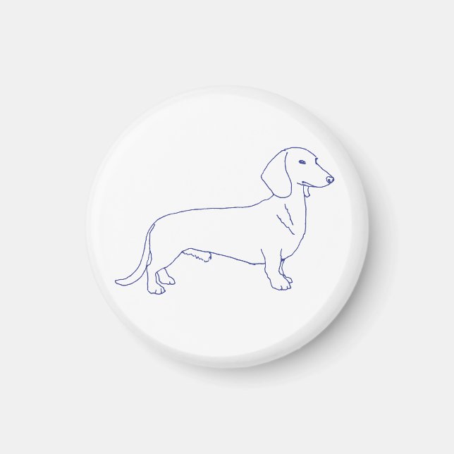 Íman Hunderasse Dackel (Frente)