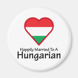 Íman Hungarian feliz casado