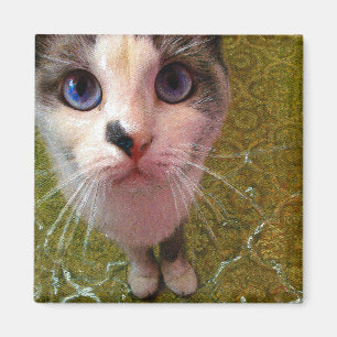 Íman Hungry Cat Fridge Magnet