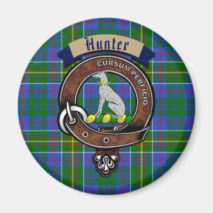Íman Hunter Clan Crachá & Tartan