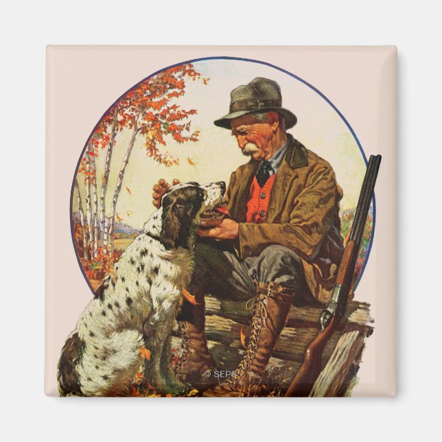 Íman Hunter e Spaniel (Frente)