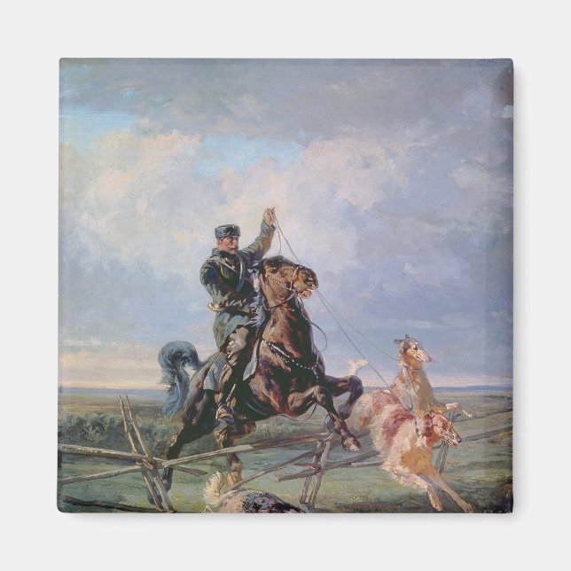 Íman Huntsman com os Borzois, 1872 (Frente)