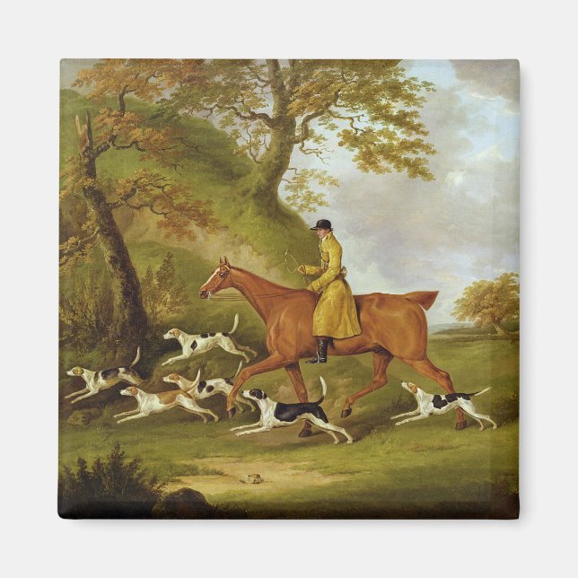 Íman Huntsman e Hounds, 1809 (petróleo sobre a canvas) (Frente)