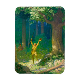 Íman Huntsman por Newell Convers Wyeth