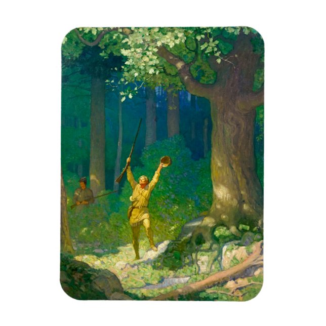 Íman Huntsman por Newell Convers Wyeth (Vertical)