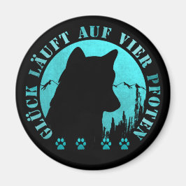 Íman Husky - Glück läuft auf vier Pfoten