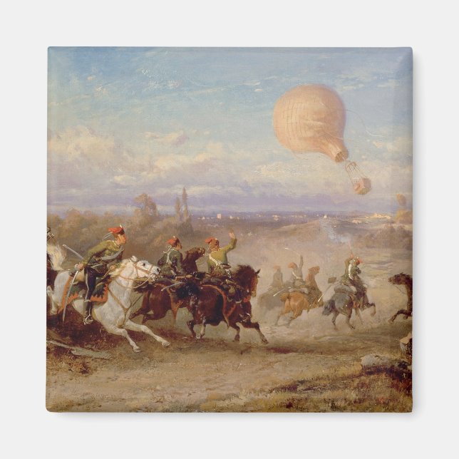 Íman Hussars prussianos disparando em uma Ba de Observa (Frente)