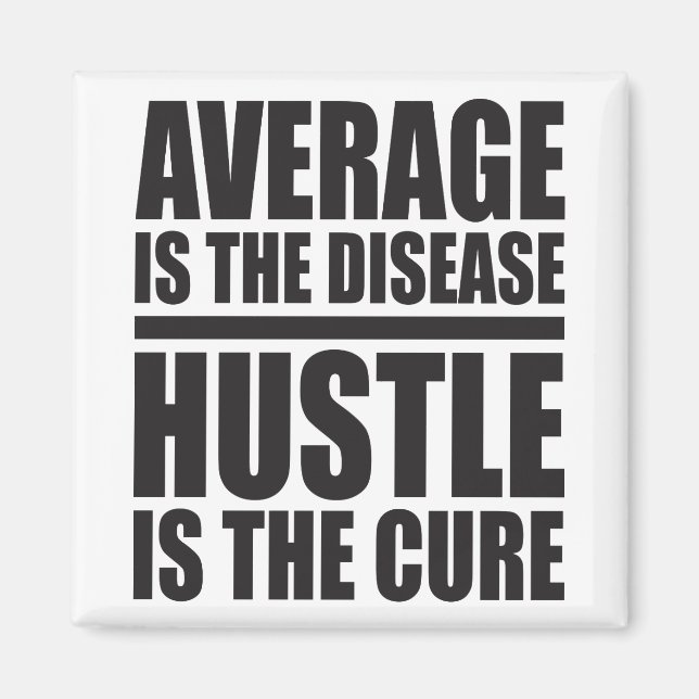Íman Hustle - Palavras Motivacionais (Frente)