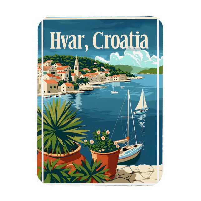 Íman Hvar Croácia (Vertical)