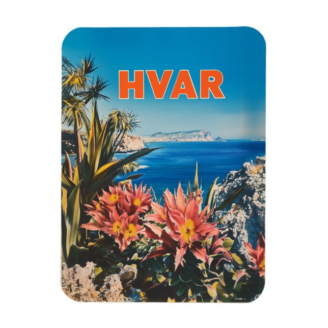 Íman Hvar vintage (Vertical)