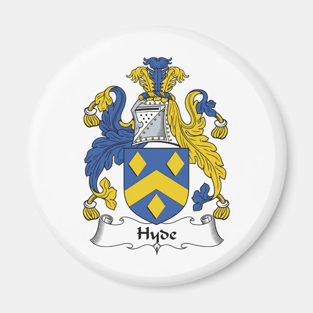 Íman Hyde Family Crest (Frente)