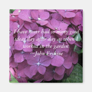 Íman Hydrangea e Cota de Gardening