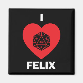 Íman I <3 Felix Magnet (escuro)