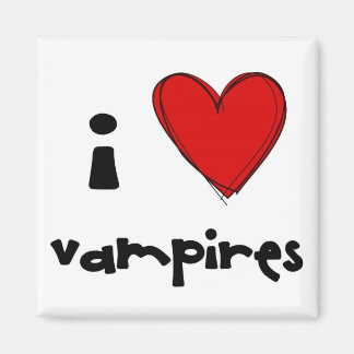 Íman I <3 vampiros - ímã vermelho