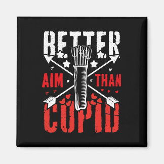 Íman I Aim Better Than Cupid Hunting Valentine’s Day Ar