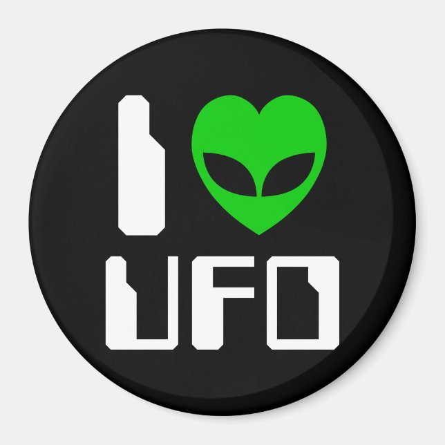 Íman I Alienígena Heart UFO (Frente)