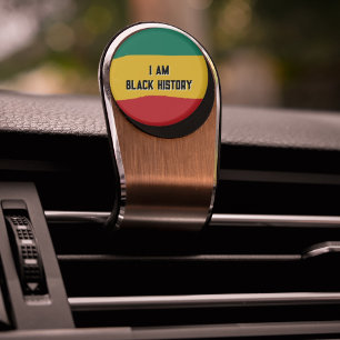 Íman I Am Black History Flag Magnet
